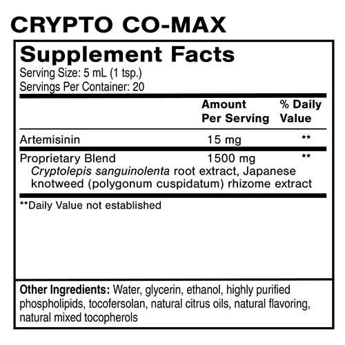 CRYPTO CO-MAX Quicksilver Scientific supplement facts