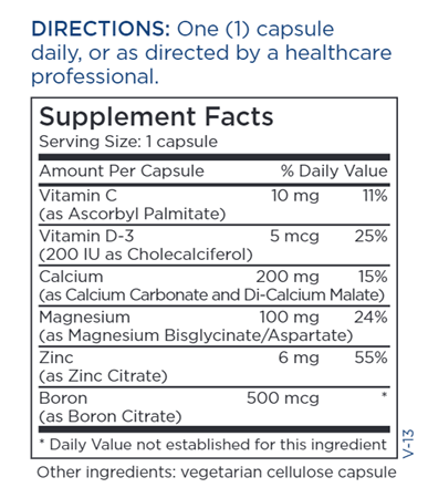 Cal/Mag/Zinc Complex with Vitamin D