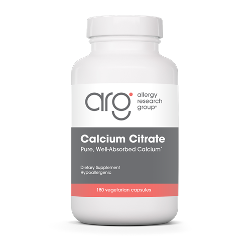 calcium citrate allergy research group