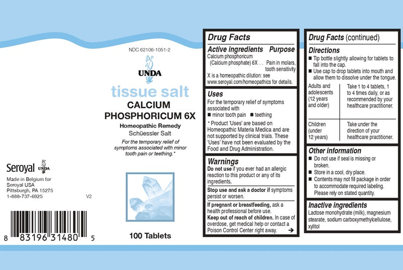 Calcium Phosphoricum 6X Salt UNDA Label