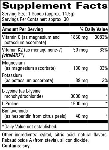 Cardio Pro Progressive Labs supplement facts