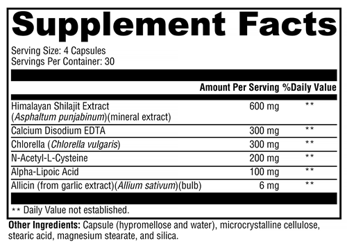 CheleX (Xymogen) Supplement Facts