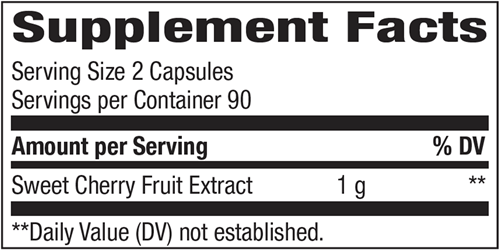 Cherry Fruit Capsules 180 Count