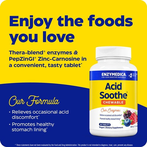 Chewable Acid Soothe Enzymedica