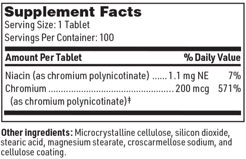 chromemate sfi health supplement facts