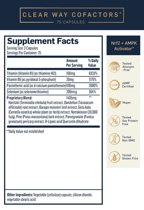 Clear Way Cofactors® 75 Caps