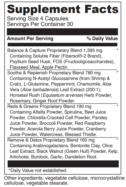 clear gi davinci labs supplement facts