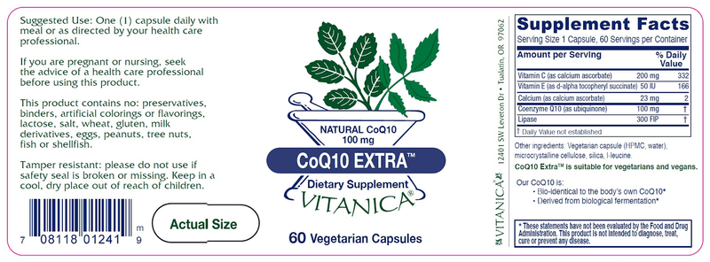 CoQ10 Extra Vitanica products