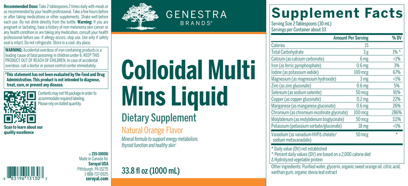 Colloidal Multi Mins Liquid