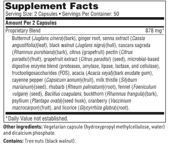 colon cleanse sfi health supplement facts