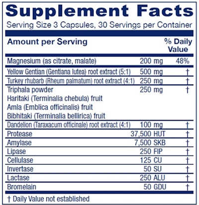 Colon Motility Blend Vitanica supplements