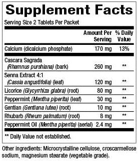 colon support tablets supplement facts