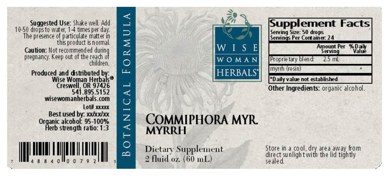 Commiphora myr myrrh Wise Woman Herbals products