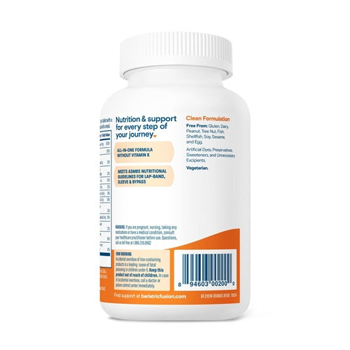 Complete Chewable Multivitamin - Orange Cream Bariatric Fusion side