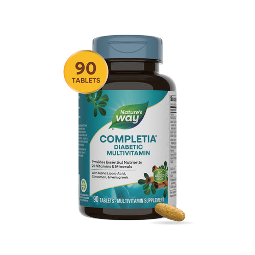 completia diabetic multi-vitamin (iron free) nature's way