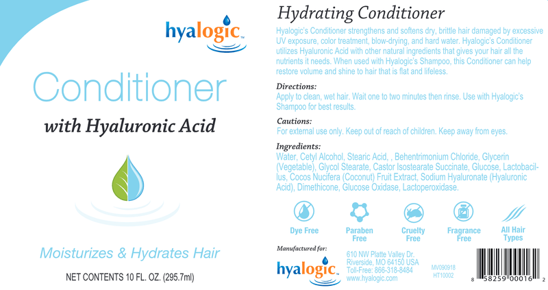 Conditioner with Hyaluronic Acid (Hyalogic) Label