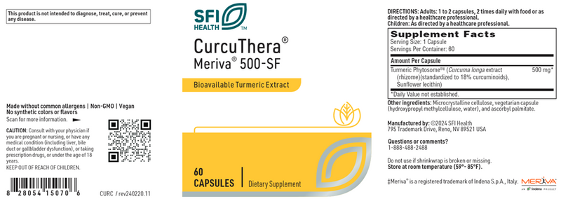 curcuthera sfi health label