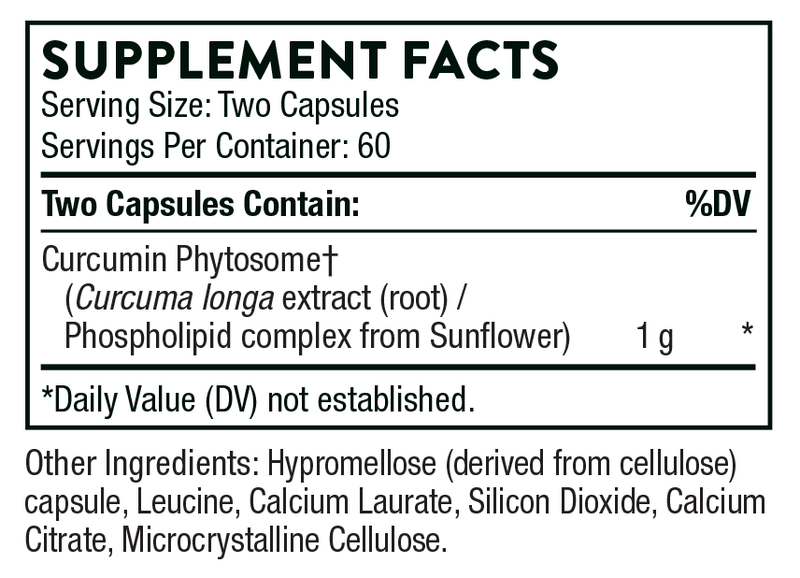 Curcumin Phytosome Thorne