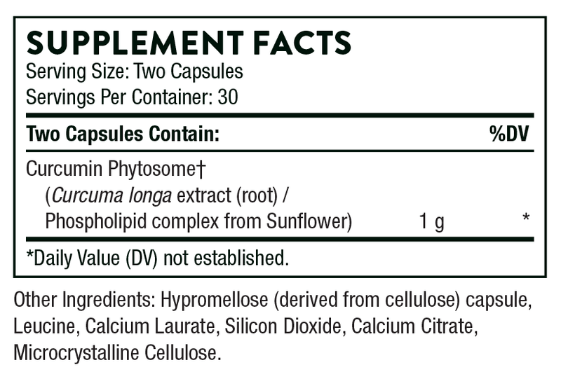 Curcumin Phytosome Thorne