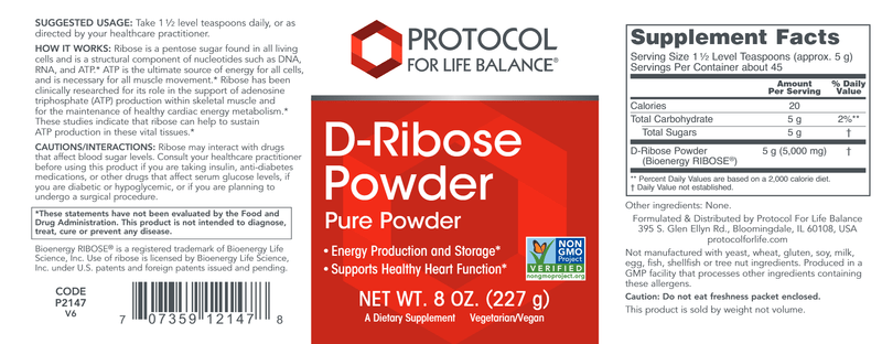 D-Ribose Powder