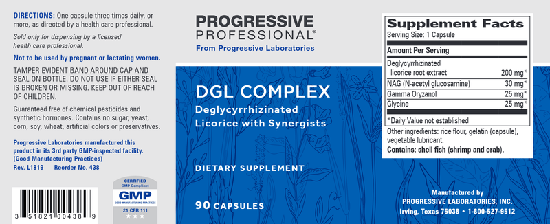 DGL Complex (Progressive Labs) Label