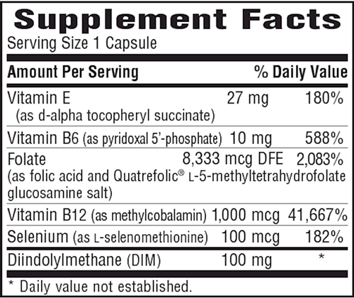 DIM 100 mg (Bio-Tech Pharmacal) Supplement Facts