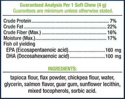 DOG Skin & Coat (Life Extension) ingredients