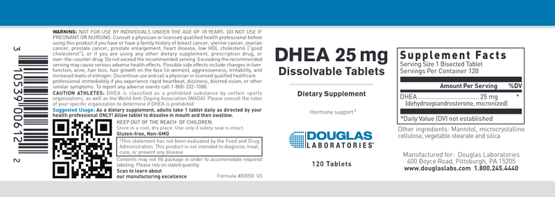 Dhea 25Mg Sublingual