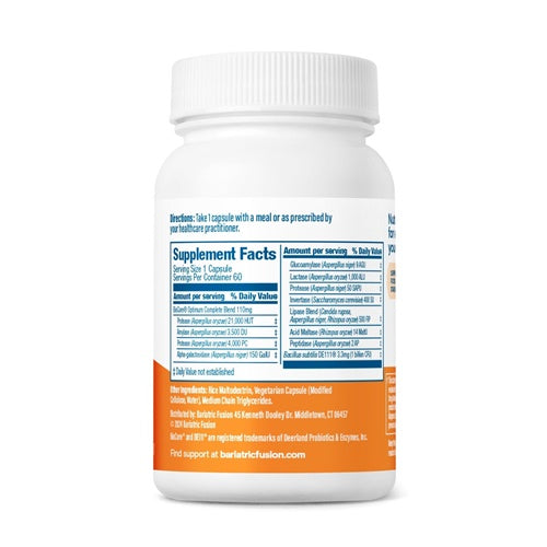 Digestive Support: Digestive Enzymes + Probiotics Bariatric Fusion side