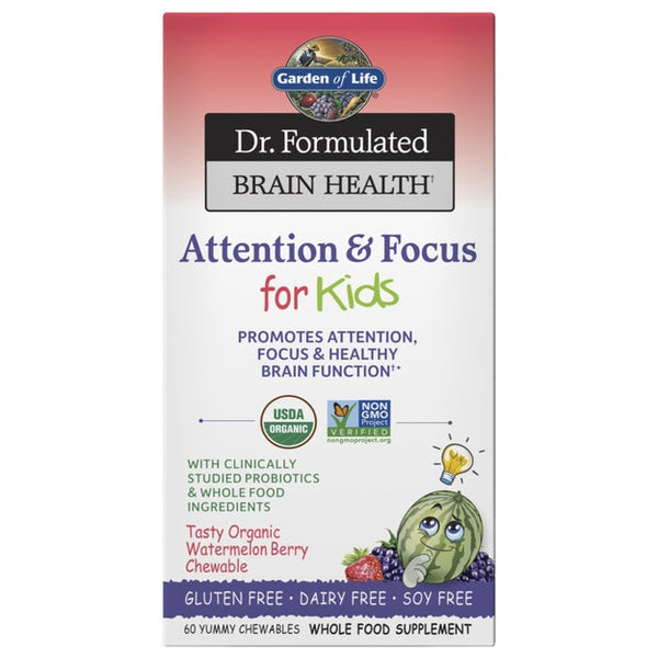 dr. formulated attention kids garden of life