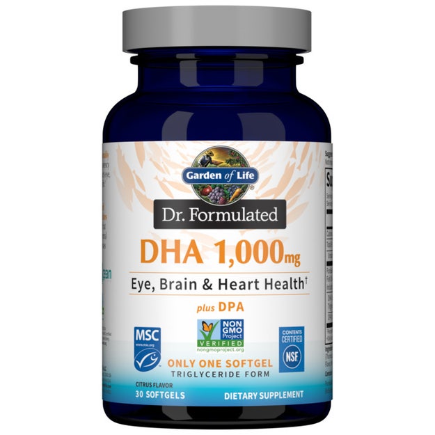 dr. formulated dha 1000 mg garden of life