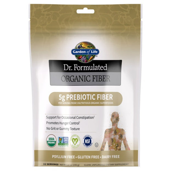 dr. formulated organic fiber unflavored garden of life