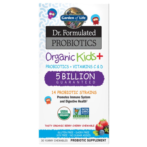 dr. formulated organic kids+ garden of life