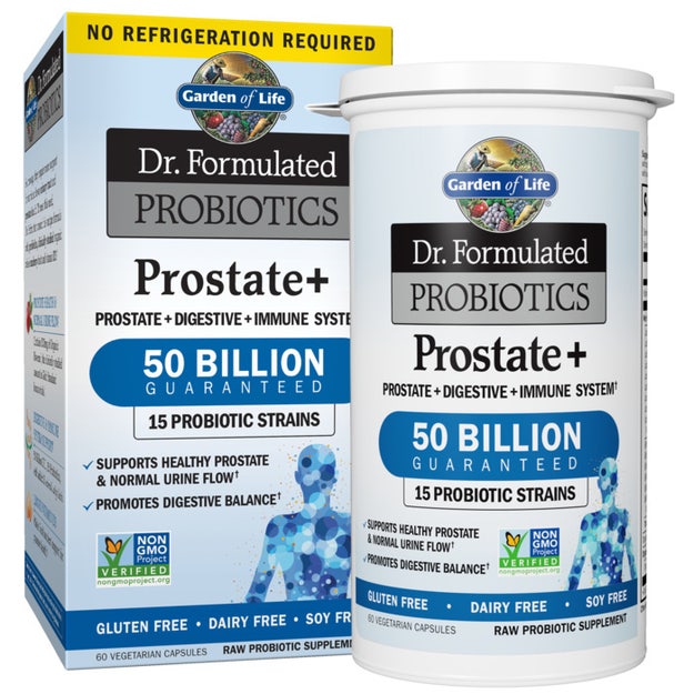 dr. formulated probiotics prostate+ garden of life