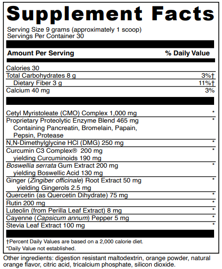 enz-flame davinci labs supplement facts