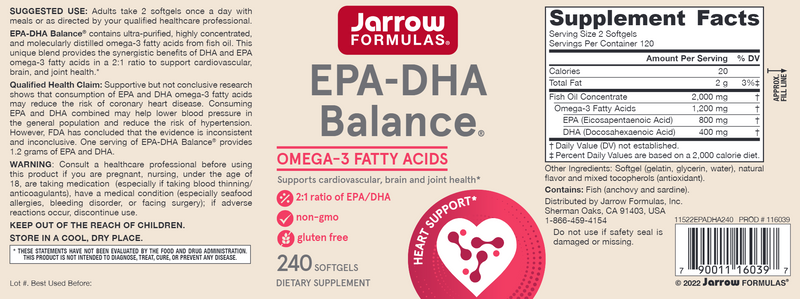 EPA-DHA Balance (Odorless)