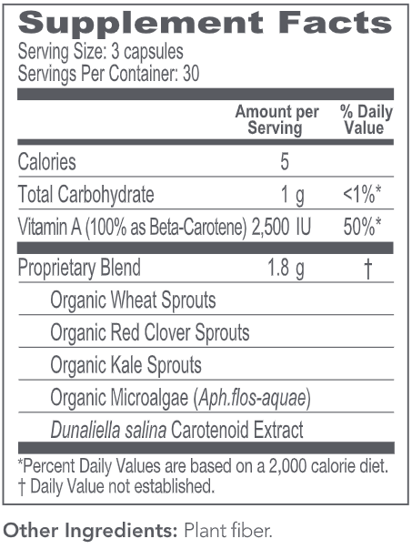 Earth Caps New Earth supplement facts