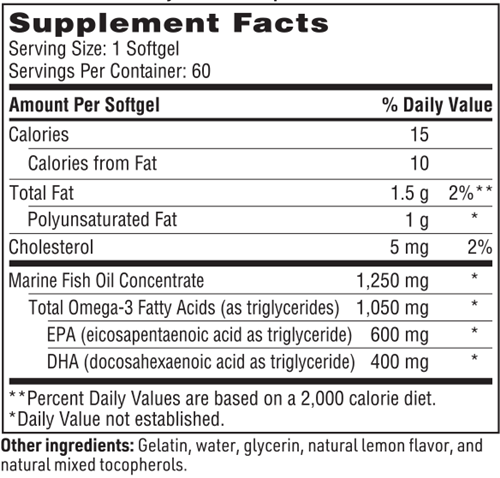 eicosamax 1000 sfi health supplement facts