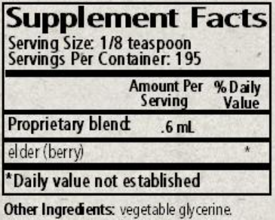 Elderberry Syrup 4oz Wise Woman Herbals supplements