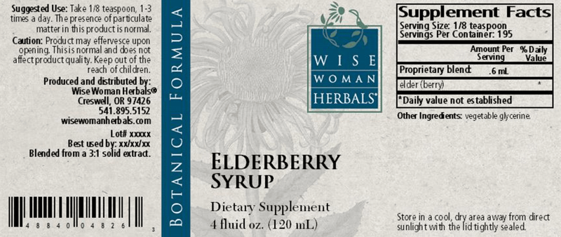 Elderberry Syrup 4oz