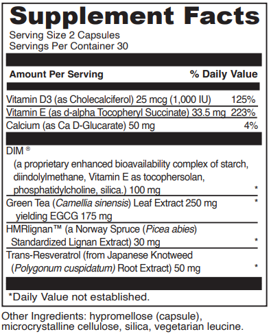 estro benefits davinci labs supplement facts