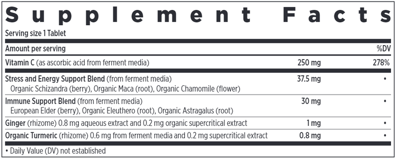 Fermented Activated C Complex (New Chapter) supplement facts