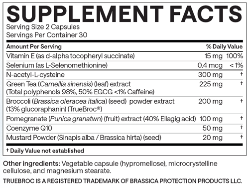 Formula 12 EndoAxis supplement facts