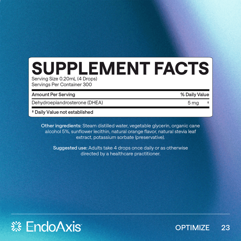 Formula 23 EndoAxis supplement facts