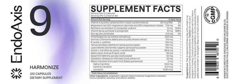 Formula 9 EndoAxis Label