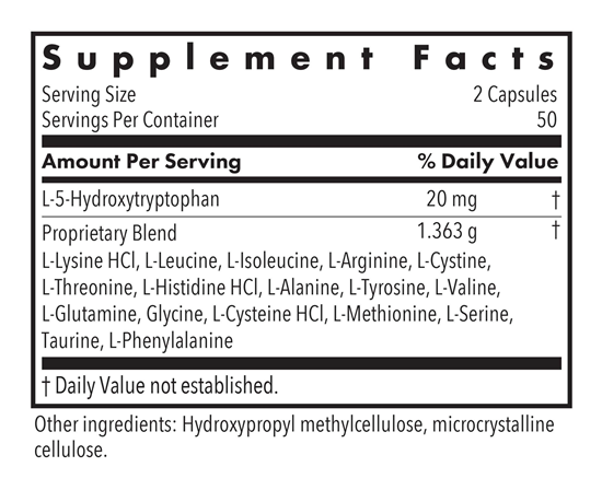 free aminos allergy research group supplement facts