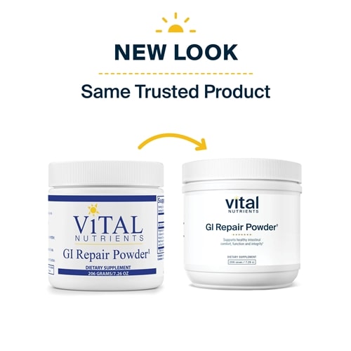 GI Repair Powder Vital Nutrients new look