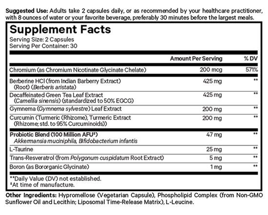 glp-advantage+ (codeage) supplement facts