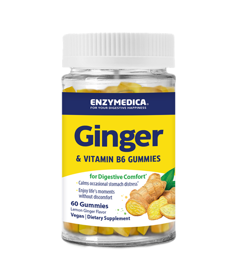 Ginger & Vitamin B6 Gummies Enzymedica