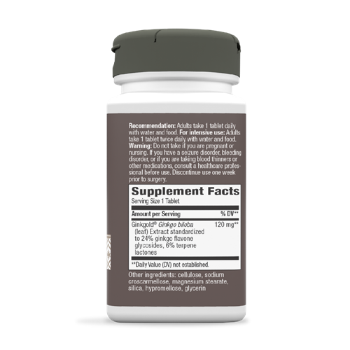 ginkgold max nature's way supplement facts